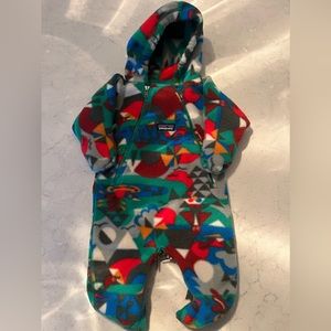 Patagonia Synchilla fleece baby bunting, snowsuit 😯
